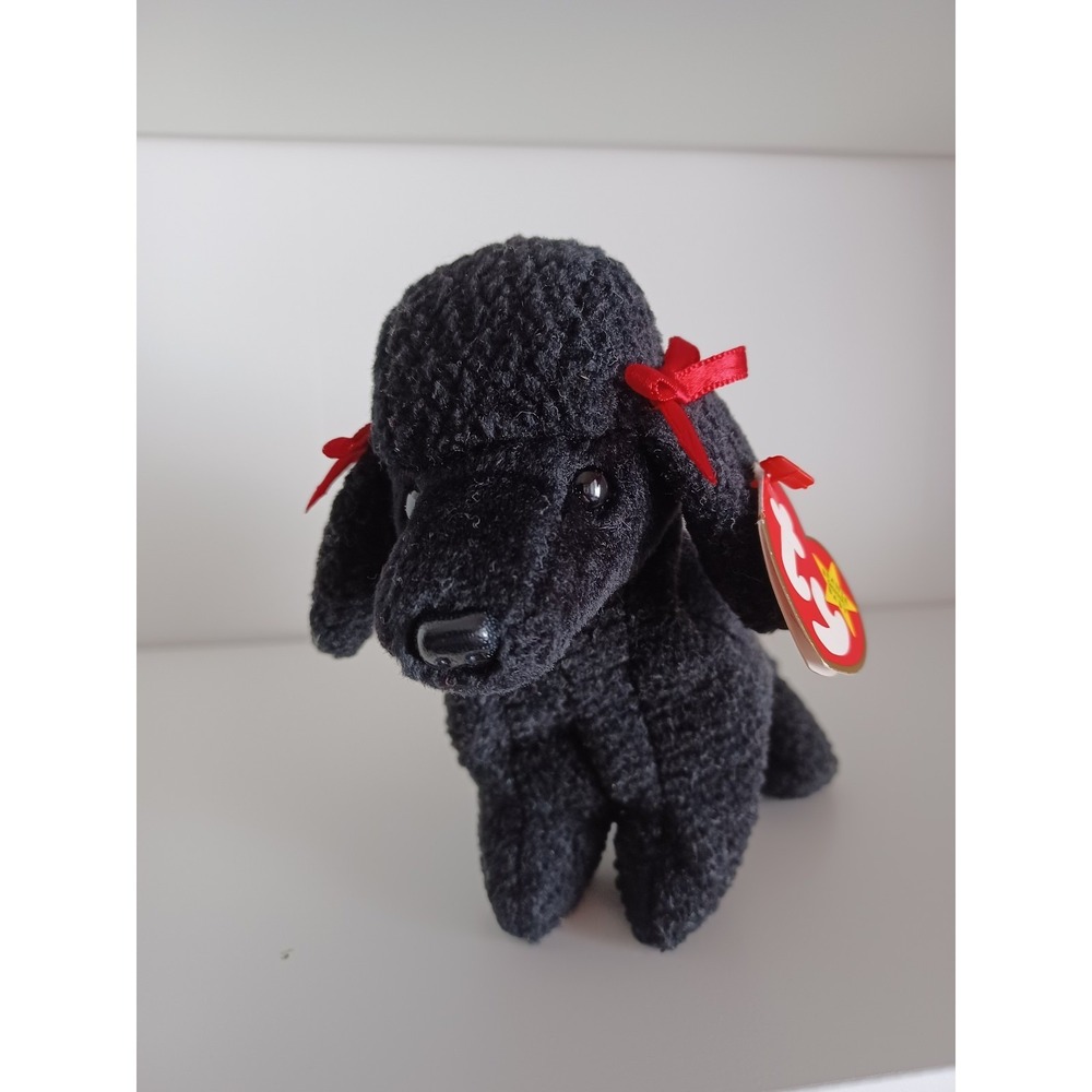 Vintage Gigi The Poodle Ty Beanie Baby Plush Stuffed Animal Collectible Toy